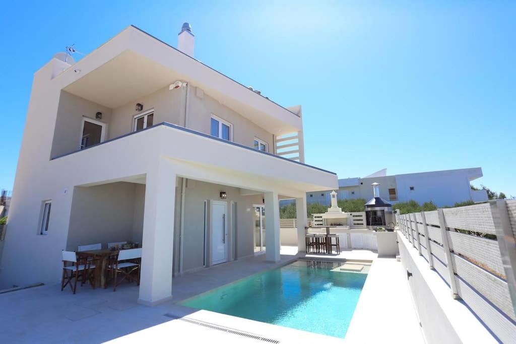 Villa Constantino With Heated Pool Kato Gouves Zewnętrze zdjęcie